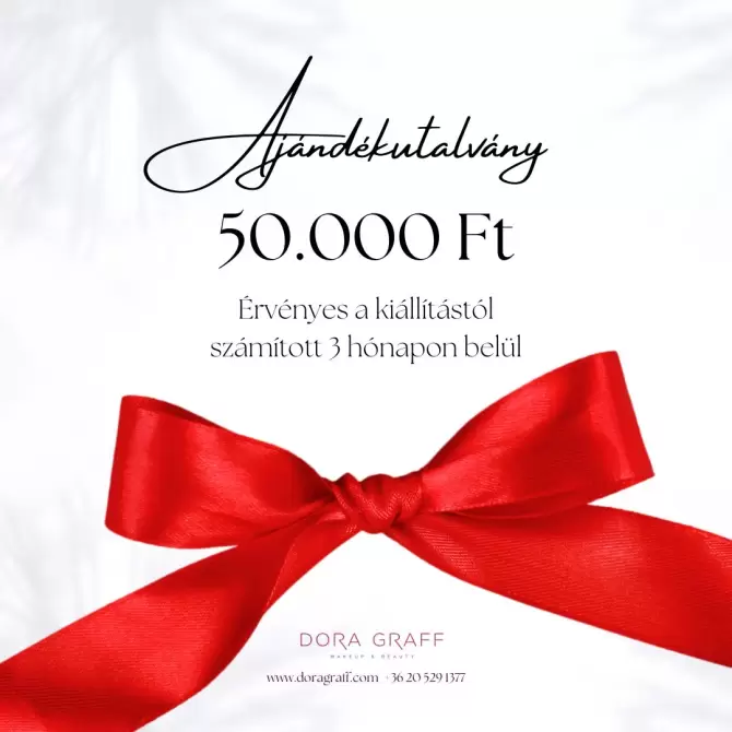 Ajándékutalvány 50.000 Ft értékben
