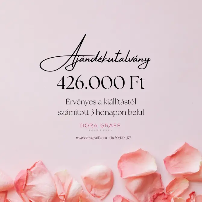 Ajándékutalvány - 426.000 Ft értékben
